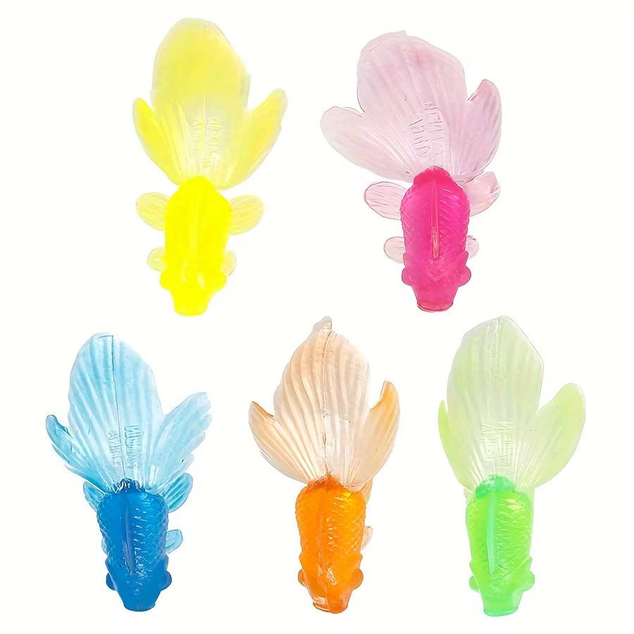 20 Stück Bunte Künstliche PVC Fische als 3D Aquarium Dekoration und Schreibtisch Ornament von ZSY - Bild 5