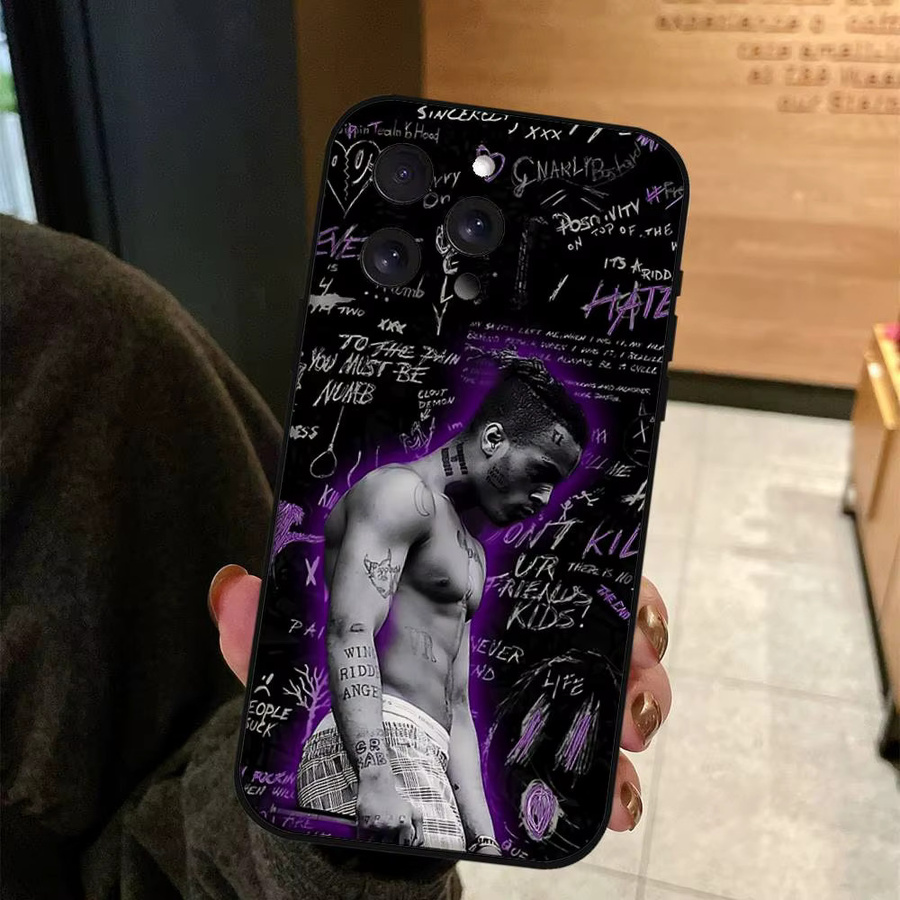 Handyhülle Rapper X-xxxtentacion für iPhone 11 bis 17 Pro Max Plus Mini aus weichem TPU in Multicolour - Bild 4