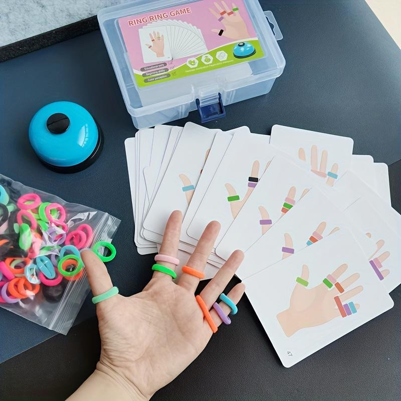 Affenmann Kinder Finger Ring Brettspiel Bunt / Mehrfarbig ab 3 Jahren - Bild 3