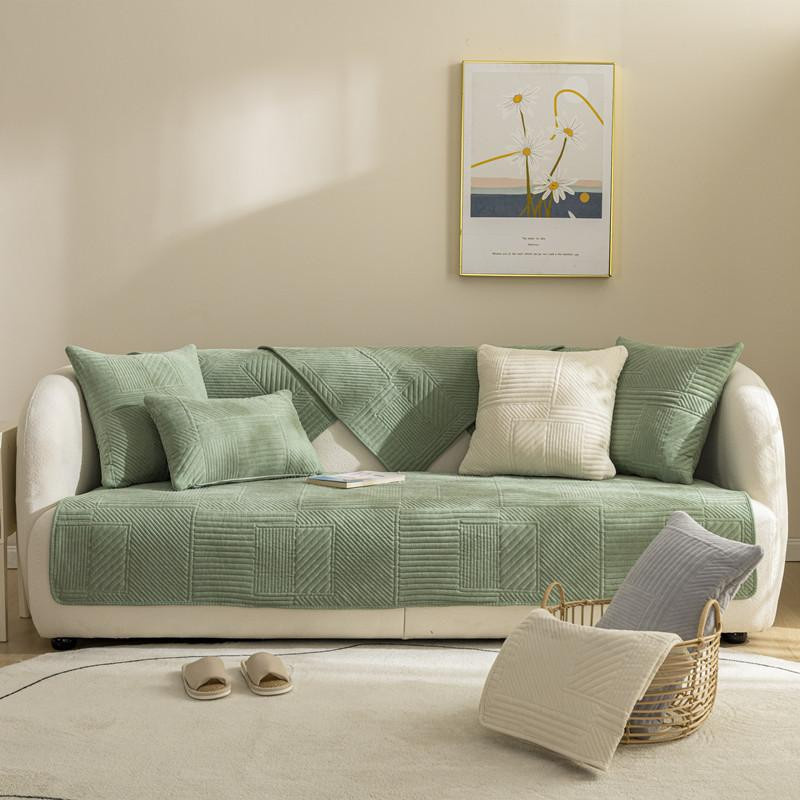 Yiran Furniture Sofa Kissenbezug aus Jacquard-Polyester, dunkelgrau, Breite: 30 cm, Tiefe: 50 cm - Bild 1
