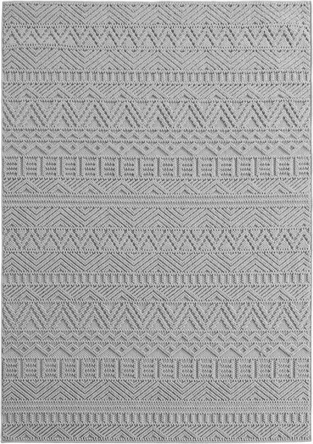 Ayyildiz Flachgewebeteppich Helix Silber B/H/T: 60 x 7 x 110 cm - Bild 1