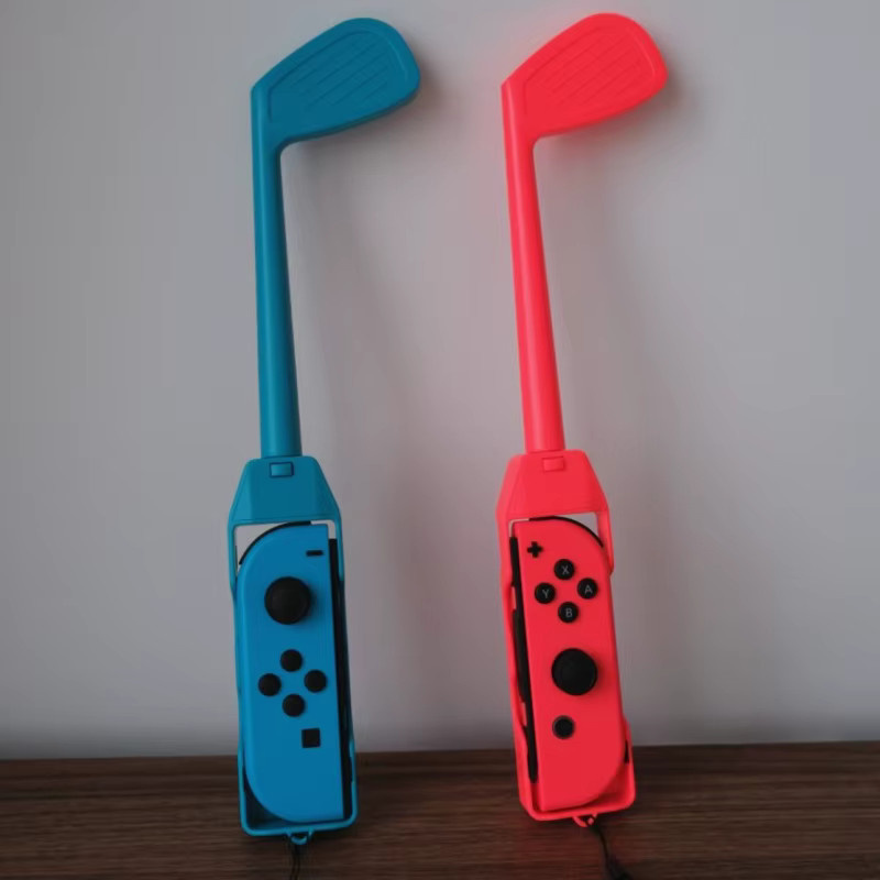 Benicabaly Golfclub-Griffe für Nintendo Switch Joy Pad Controller, 2er-Set, Blau & Rot - Bild 3