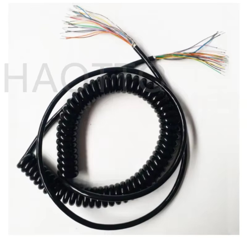 Federspiralkabel für CNC Elektronisches Handrad in Schwarz - Bild 2