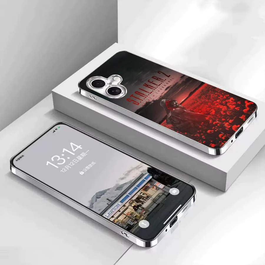 S-Stalker Handyhülle mit Metall-Bumper und gehärteter Glasrückseite für iPhone 17 16 15 14 13 12 Pro Max Plus - Bild 2