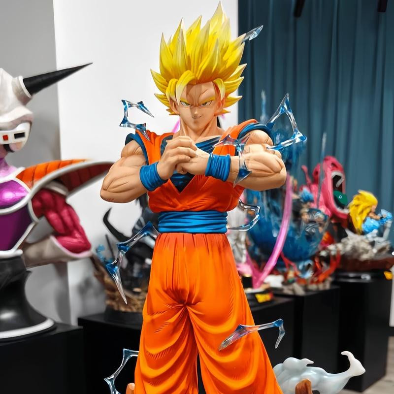 Dragon Ball Super Saiyan Goku Actionfigur 30 cm weiß - Bild 3