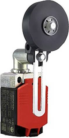BERNSTEIN Positionsschalter 6081000104 IN73-S11 AVGU RO50 mit Stangenhebel tastend, Farbe Rot, 240 V/AC, 24 V/DC, 5A, Schutzart IP66, IP67 - Bild 1