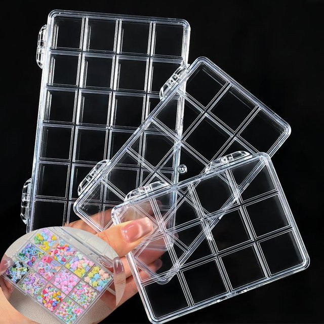 MAFANAILS Nagelaufbewahrungsbox, Kunststoff, Transparent, Unisex - Bild 1