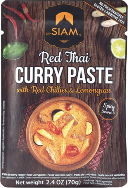 deSIAM Red Thai Curry Paste scharf 70 g - Bild 1