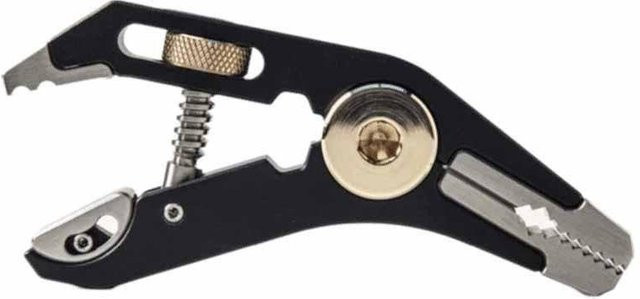 Weichao 5 in 1 Multitool Zange in Schwarz und Silber aus Edelstahl mit Sechskantschraubendreher, Trennzange und Flaschenöffner - Bild 1