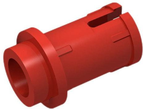Yiran toy 89678 Bolzenstift mit Reibungsstift Querachse, Baustein Ziegelverbinder, 10-teiliges Set, rot - Bild 1