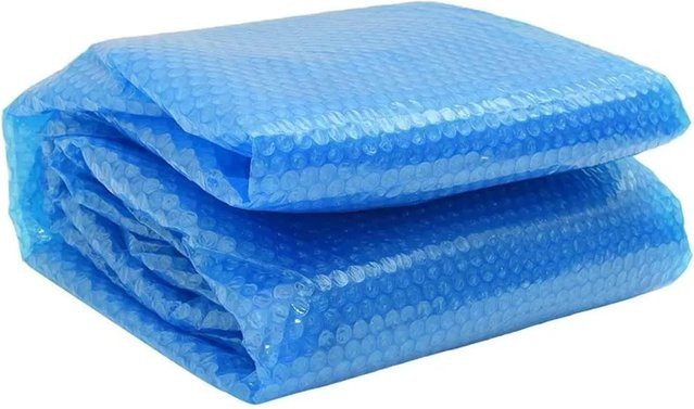 vidaXL Solar-Poolabdeckung Blau für runde Pools Durchmesser: 356 cm - Bild 1