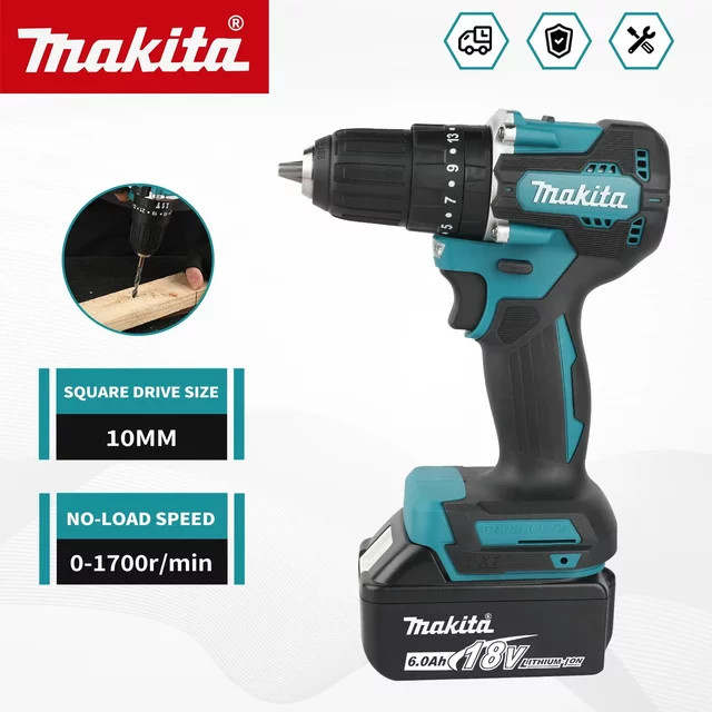 Makita DDF487 Akku-Bohrschrauber 18V Bürstenloser Schlagschrauber aus der LXT Serie - Bild 1