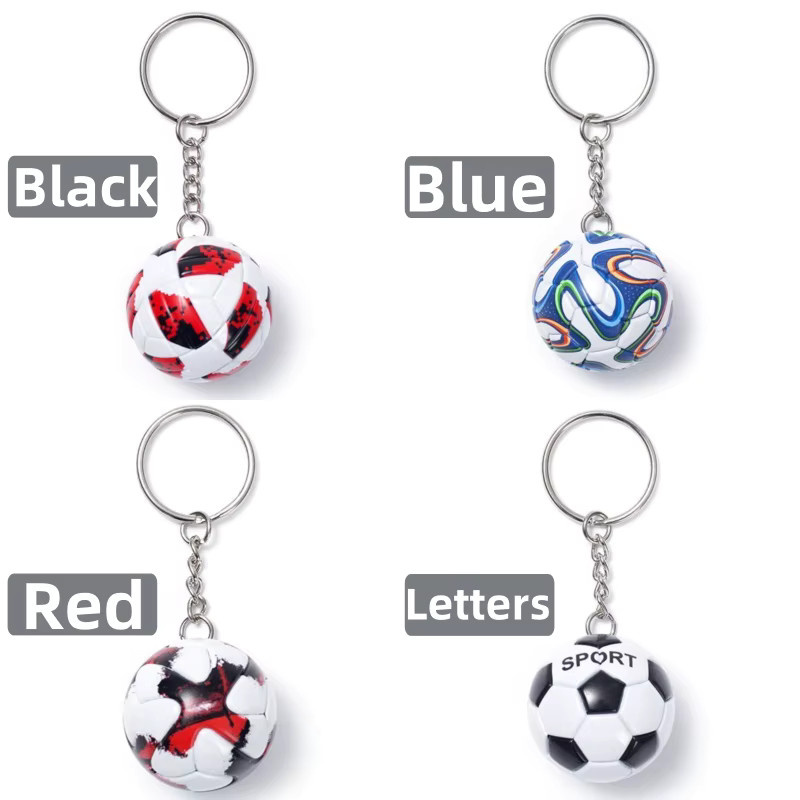 Fußball-Schlüsselanhänger-Set, Bunt, Kinder - Bild 2