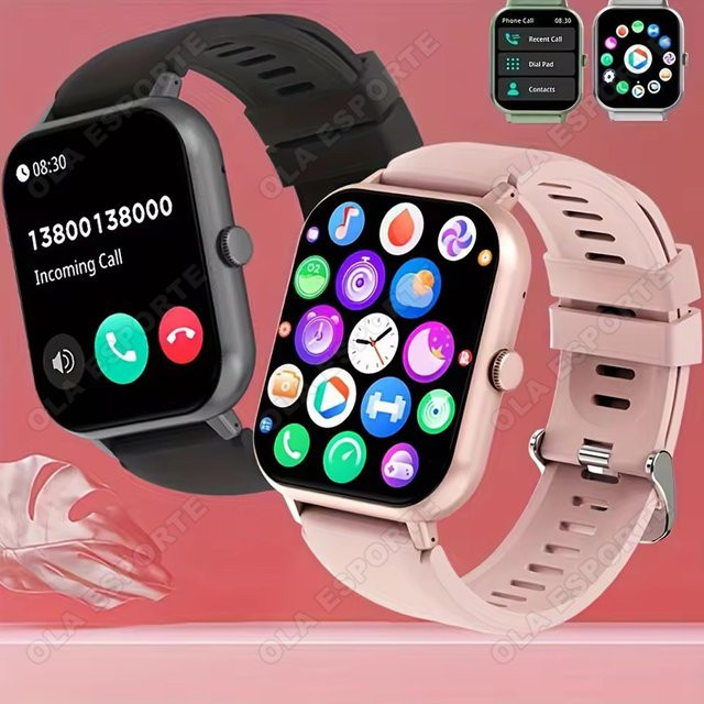 Ola Esporte Smartwatch, Silber, Silikon, Unisex - Bild 1
