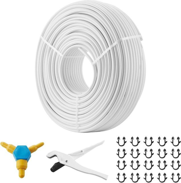 Buying Solutions MB PEX-AL-PEX Aluminium-Kunststoff-Verbundrohr mit Sauerstoffbarriere für Fußbodenheizung, Farbe: Weiß, Länge: 200 m, Durchmesser: 5/8'' - Bild 1