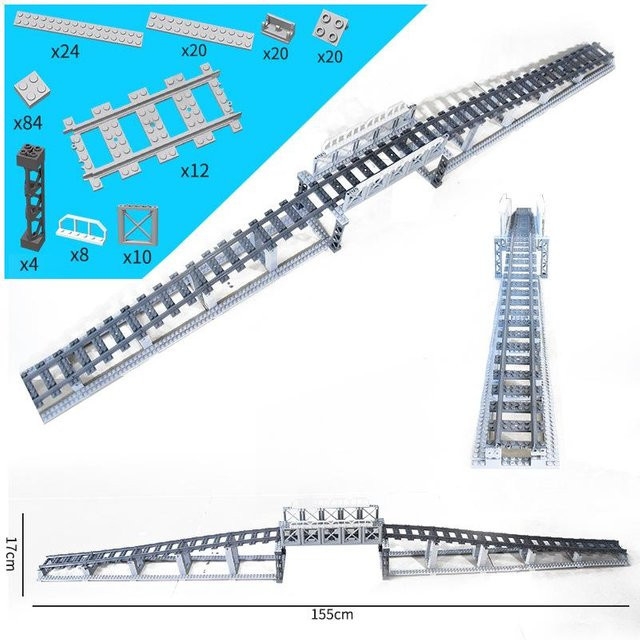 LEGO MOC Zugtunnel Modellset, Bausatz, ab 14 Jahren - Bild 1