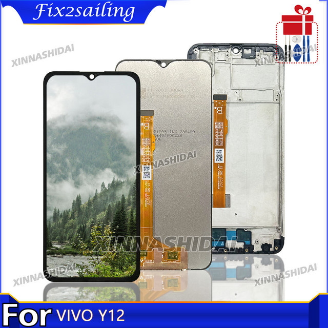 Vivo Y12 LCD-Display Ersatzteil mit Touchscreen-Digitizer-Baugruppe in Schwarz - Bild 1