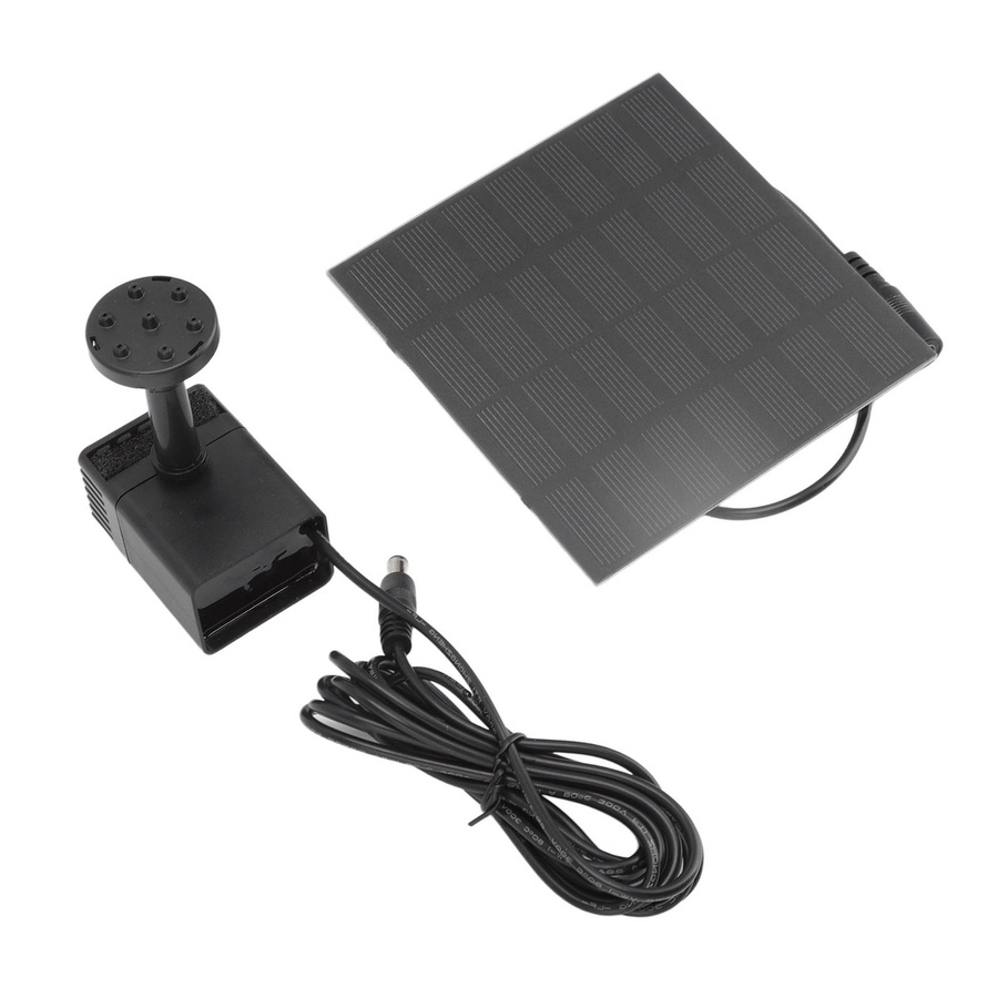 Neoglint DIY Solar Wasserpumpe Kit mit 6 Düsen für umweltfreundliche Vogeltränken und Gartenbrunnen - Bild 3
