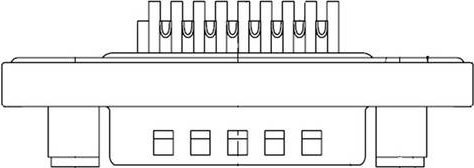 Molex D-SUB Steckverbinder 44-polig mit Goldkontakten 1731100183 Lötkelch - Bild 1