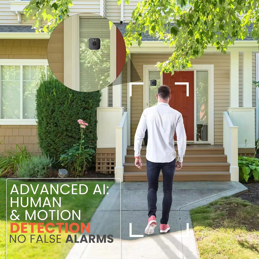 Lenovo Mini-Fensterkamera mit 3MP Auflösung und 2,4/5GHz WLAN für Vollfarb-Nachtsicht - Bild 3
