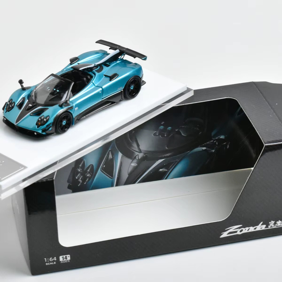 TSM MODEL Pagani Zonda, Diecast Modellauto, 1:64, Blau, ab 14 Jahren - Bild 3