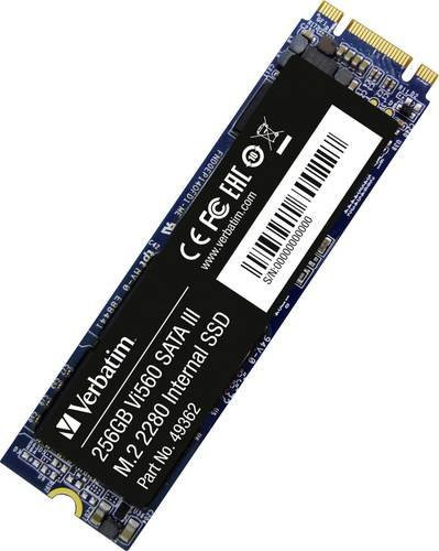 Verbatim Vi560 Interne M.2 SATA SSD 256 GB in Schwarz - Bild 1