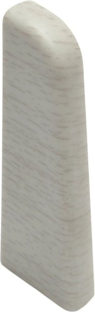 OBI Endstück aus Kunststoff in Buche-Optik Grau, 2 Stück, B/H: 60 x 20 mm - Bild 1