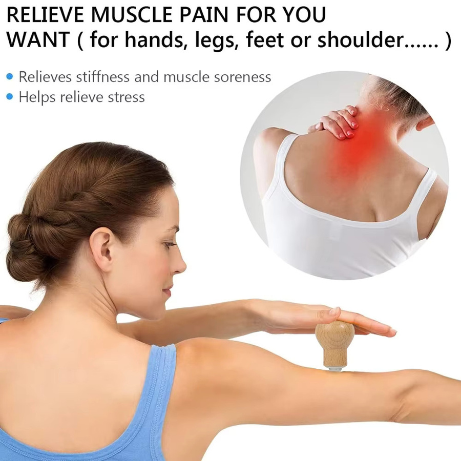 FITPERT Gesichtsmassagegerät Gua Sha Holztherapie Kit, Unisex - Bild 2