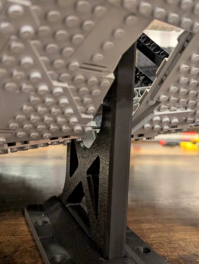BUILDLY DIY Wandhalterung für LEGO Empire Star Destroyer # 75252, Schwarz, Kunststoff - Bild 5