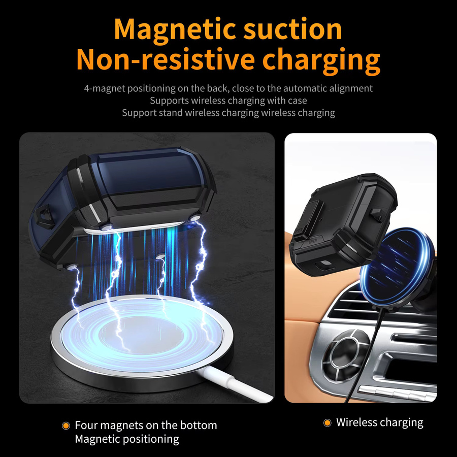 Samsung Galaxy Buds 3/3Pro Schutzhülle mit Haken und MagSafe Unterstützung - Bild 3
