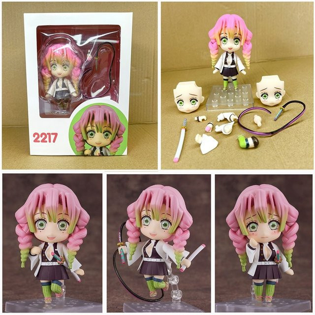 Bandai Nendoroid 2217 2218 Muichiro Tokito Mitsuri Kanroji Anime Actionfiguren, Set / Bundle - Bild 1
