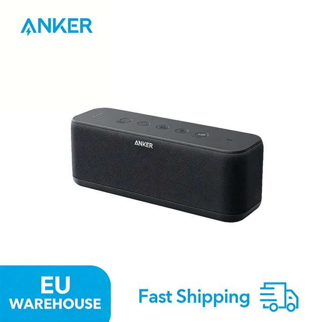 Anker SoundCore Boost Bluetooth Lautsprecher in Schwarz mit BassUp Technologie und IPX7 Wasserschutz - Bild 1