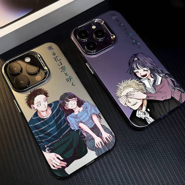 D-Dignity Handyhülle Duftende Blumenblüten für Apple iPhone 11 bis 17 Pro Max Air Mehrfarbig Matt Metallic Aurora - Bild 1