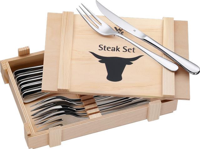 Zwilling Steakbesteck-Set 12-teilig aus Edelstahl in Silber, poliert - Bild 1