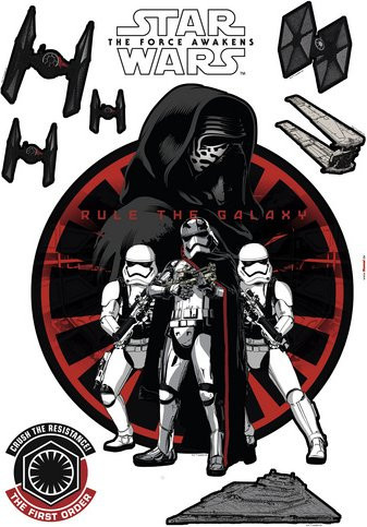 Komar Star Wars First Order Deko-Sticker, bunt, B: 50 cm, H: 70 cm - Bild 3