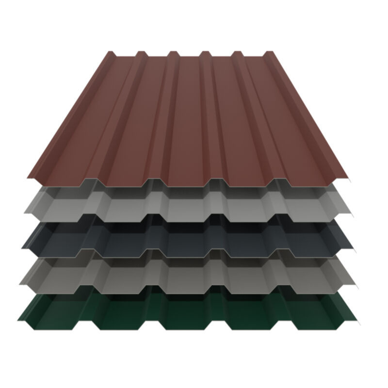 Trapezblech 35/207 für das Dach von Friedrich von Lien AG aus Aluminium in Multicolor mit 0,70 mm Materialstärke und 25 µm Polyesterbeschichtung - Bild 1