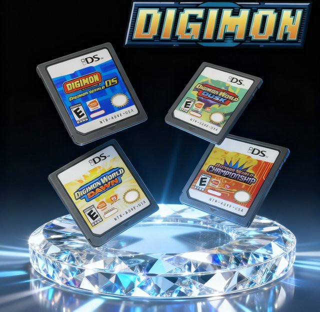 Bandai Digimon World DS Game Digimon World Card Series Championship, Videospielkonsolenkarte, ab 10 Jahren - Bild 1
