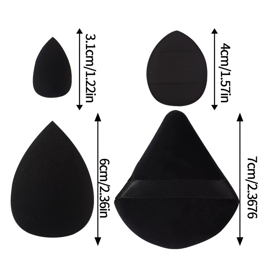 KOSSHOW Beauty-Ei-Set, 12-teilig, schwarz, Unisex - Bild 5