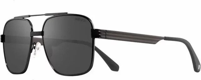 Revo Midnight Rambler Sonnenbrille, Aviator, Metall, Black, Herren, Vollrand - Bild 1