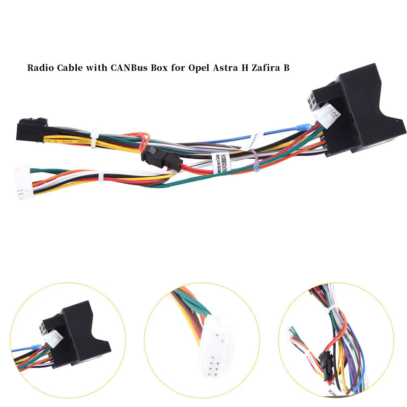 Autoradio-Kabelbaum mit Canbus-Box für Opel Astra H und Zafira B zur Installation von Android-Headunits - Bild 2