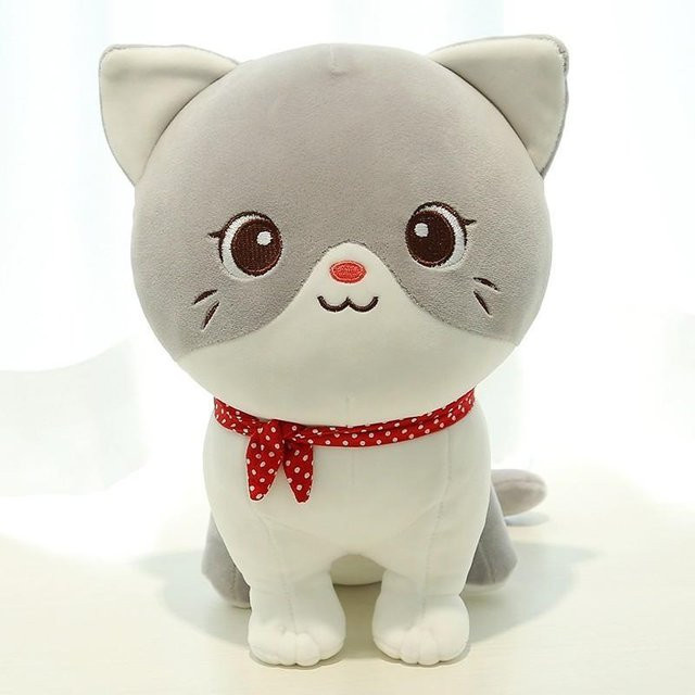 Yiran Health & Beauty Kawaii Glückskatzen-Puppe, Anime Plüschtier, 24 cm, ab 0 Jahren - Bild 1