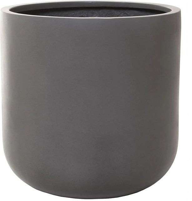 Vivanno Blumentopf Chico aus Fiberglas in Betongrau, B/T/H: 40 x 40 x 40 cm - Bild 1
