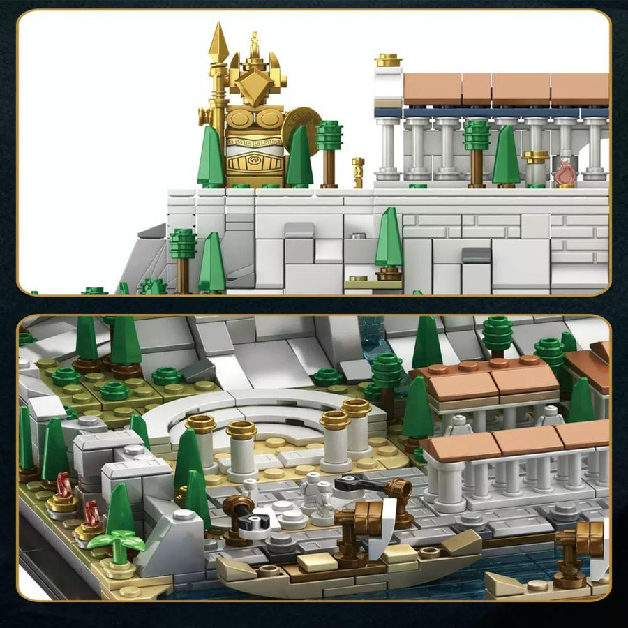Yiran toy Akropolis von Athen Bausteine Architektur 6–12 Jahre - Bild 2