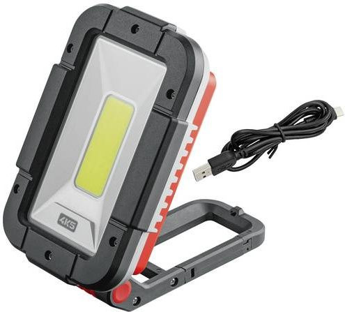 4K5 Tools WL 1500 LED-Baustrahler mit 1500 lm in Schwarz und Rot - Bild 1