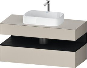 Duravit Waschtischunterschrank Qatego in Weiß, B/T/H: 120 x 55 x 60 cm - Bild 1