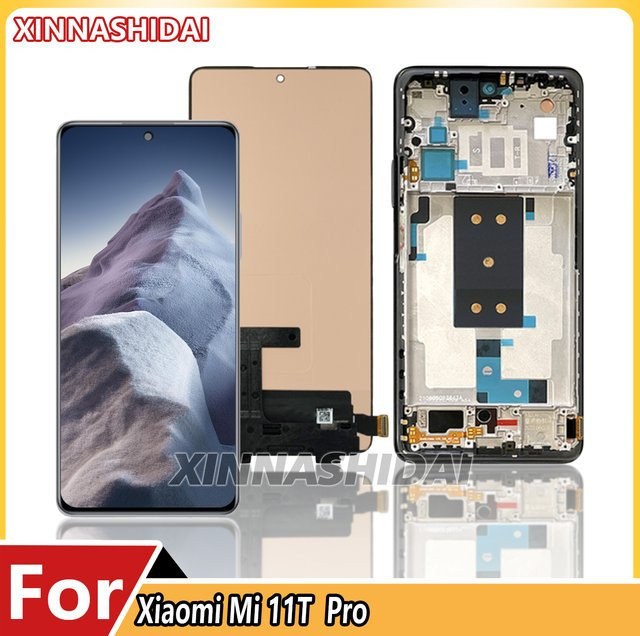 Xiaomi Mi 11T Pro LCD Display Ersatz mit Touchscreen Digitizer Baugruppe - Bild 1