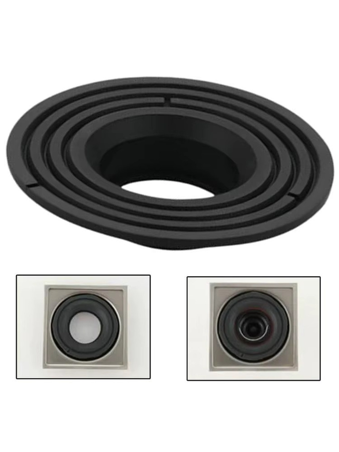 VIBRATITE Bodenablauf Reduzierer Silikon Adapter von 2'' bis 4'' für Schlauch und Abflussrohr in Küche und Badezimmer - Bild 5
