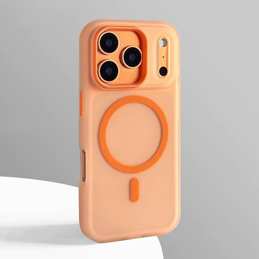 Matte magnetische iPhone Schutzhülle mit MagSafe Kompatibilität in Bonbonfarben und transparentem Design für Apple iPhone 11 bis 17 Pro Max - Bild 2