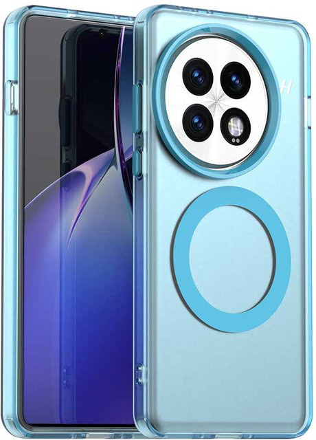 Transparente magnetische Schutzhülle für OnePlus 13, stoßfeste Hülle mit Unterstützung für kabelloses Laden - Bild 1