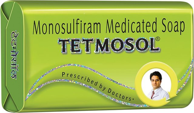 Tetmosol Medizinisches Seifenstück Limettenduft, 100 g - Bild 1